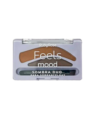 RUBY ROSE FEELS MOOD SOMBRA DUO PARA SOBRANCELHAS COR-04 HB-9357