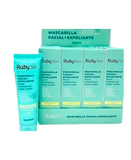 RUBY ROSE MASCARILLA FACIAL+EXFOLIANTE COLAGENO BLISTER C/12 PZA