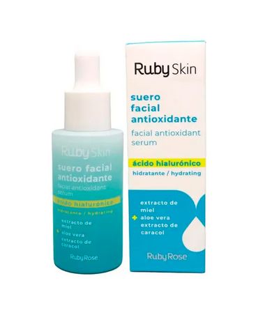 RUBY SKIN SUERO FACIAL ANTIOXIDANTE ACIDO HIALURONICO 26 ML.HB-506