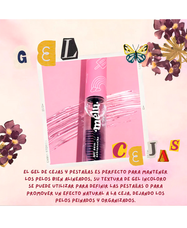 RUBY ROSE MELU GEL TRANSPARENTE PARA CEJAS HB-8422 BLISTER CON 24 PIEZAS