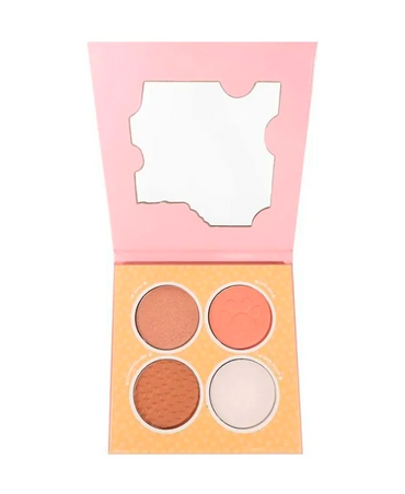 RUBY ROSE MELU PALETA RUBOR E ILUMUNADOR 4 TONOS HB7532