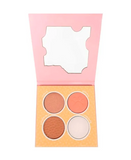 RUBY ROSE MELU PALETA RUBOR E ILUMUNADOR 4 TONOS HB7532