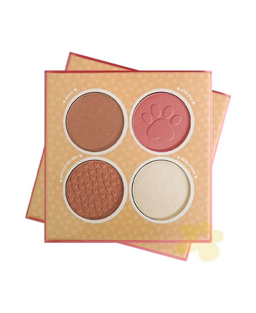 RUBY ROSE MELU PALETA RUBOR E ILUMUNADOR 4 TONOS HB7532