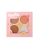 RUBY ROSE MELU PALETA RUBOR E ILUMUNADOR 4 TONOS HB7532