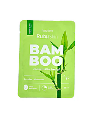 RUBY SKIN BAMBOO MASCARILLA FACIAL CURATIVA-HIDRATADO 25 ML.HB-800