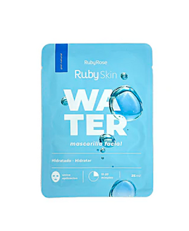 RUBY SKIN WATER MASCARILLA FACIAL HIDRATA 25 ML.HB-801