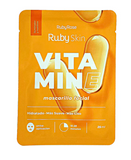 RUBY SKIN VITAMINA E MASCARILLA FACIAL HIDRATADO 25 ML.HB-803 BLISTER 12 PZAS.
