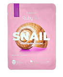 RUBY SKIN SNAIL MASCARILLA FACIAL BRILLANTE-REPARAR 25 ML.HB-806 CAJA 12 PZAS