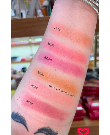 RUBY ROSE BLUSH COMPACTO TEXTURA SATINADA HB-6121 BC10 ROSE PEARL GRUPO 1