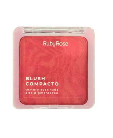 RUBY ROSE BLUSH COMPACTO TEXTURA SATINADA HB-6121 BC20 DIVINE GRUPO 1