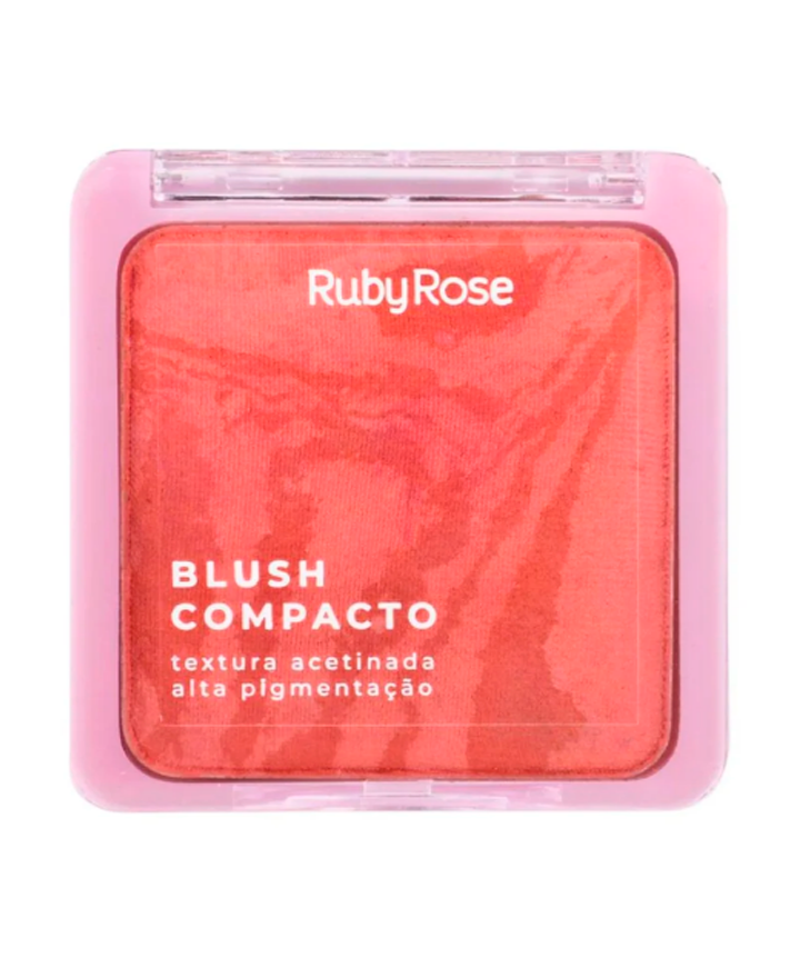 RUBY ROSE BLUSH COMPACTO TEXTURA SATINADA HB-6121 BC50 PRECIOUS GRUPO 2