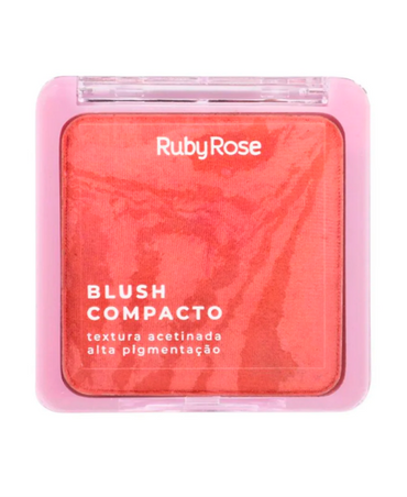 RUBY ROSE BLUSH COMPACTO TEXTURA SATINADA HB-6121 BC50 PRECIOUS GRUPO 2