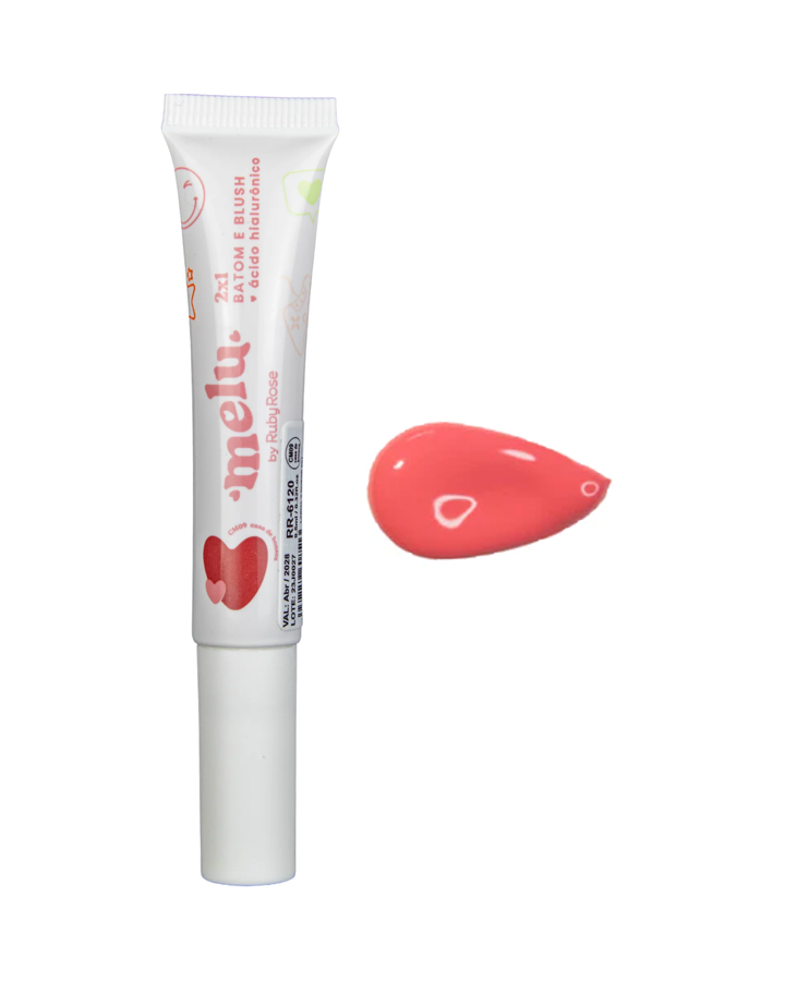 MELU 2X1 LABIAL Y RUBOR RR-6120 CM09 CASA DE BONECA GRUPO 2