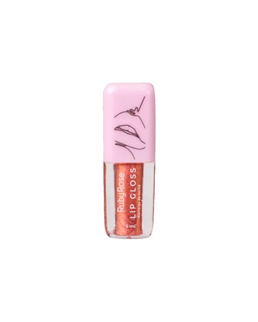 RUBY ROSE LIP GLOSS VITAMINA E BONFIRE 5 ML.HB-8234-4