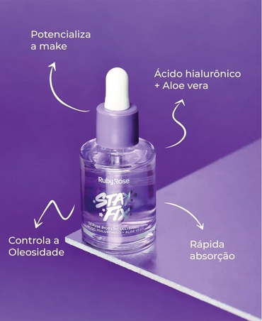 RUBY ROSE STAY FIX SERUM POTENCIALIZADOR HB-309 BLISTER C/12PZA - El Palacio De La Belleza