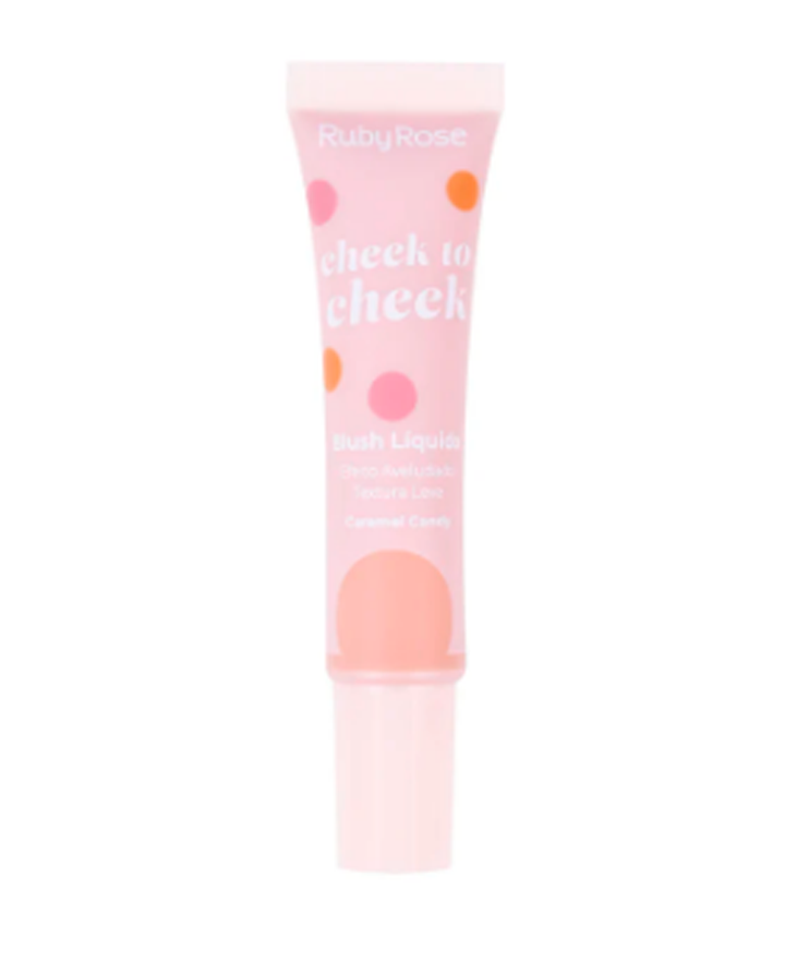 RUBY ROSE CHEEK TO CHEEK RUBOR LIQUIDO CARAMEL CANDY HB-6116