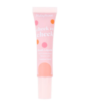 RUBY ROSE CHEEK TO CHEEK RUBOR LIQUIDO CARAMEL CANDY HB-6116