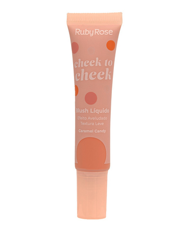 RUBY ROSE CHEEK TO CHEEK RUBOR LIQUIDO CARAMEL CANDY HB-6616