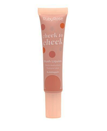 RUBY ROSE CHEEK TO CHEEK RUBOR LIQUIDO BUBBLEGUM HB-6616