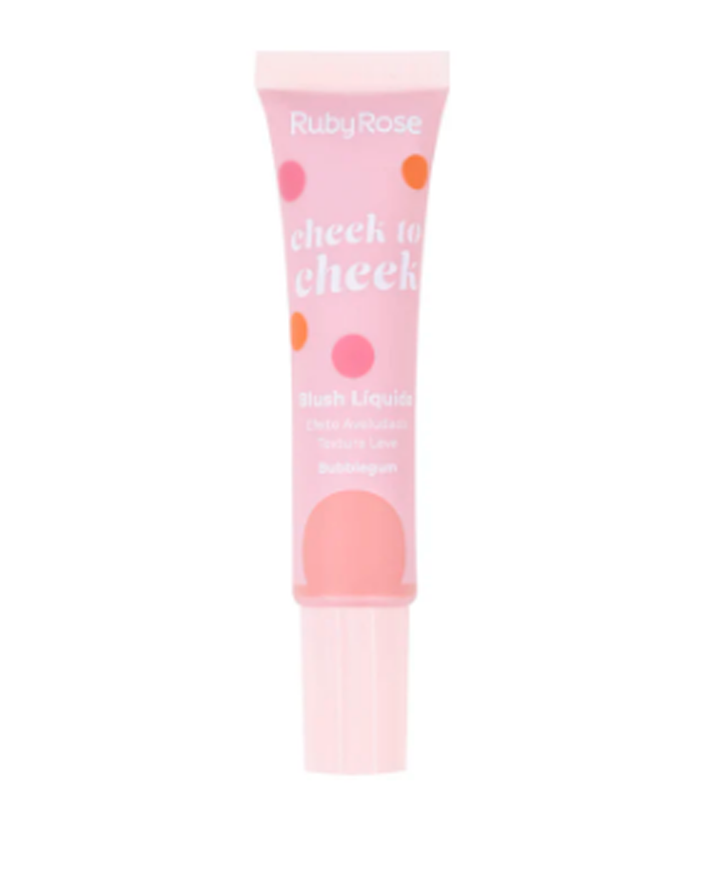 RUBY ROSE CHEEK TO CHEEK RUBOR LIQUIDO BUBBLEGUM HB-6116