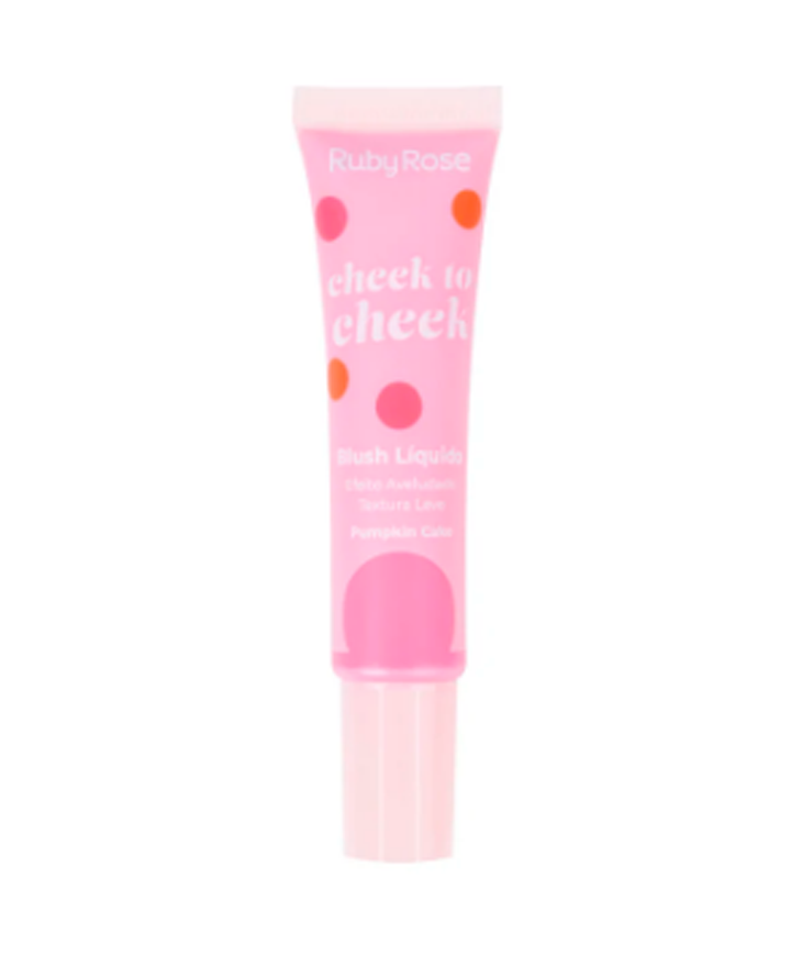 RUBY ROSE CHEEK TO CHEEK RUBOR LIQUIDO PUMPKIN CAKE HB-6116