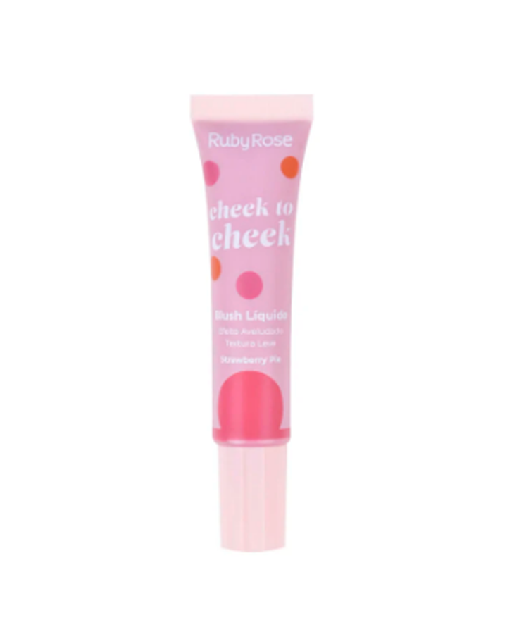 RUBY ROSE CHEEK TO CHEEK RUBOR LIQUIDO STRAWBERRY PIE HB-6116