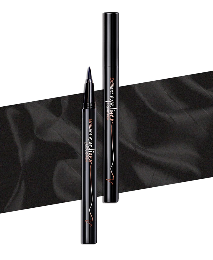 MUSIC FLOWER BRILLIANT EYELINER LIQUID PEN BLACK 24 HRS 0.8 ML.