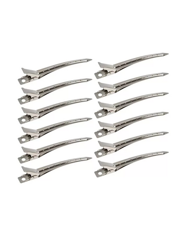 FASHION STYLE PICO DE GARZA METALICO 12 PIEZAS CH-85239