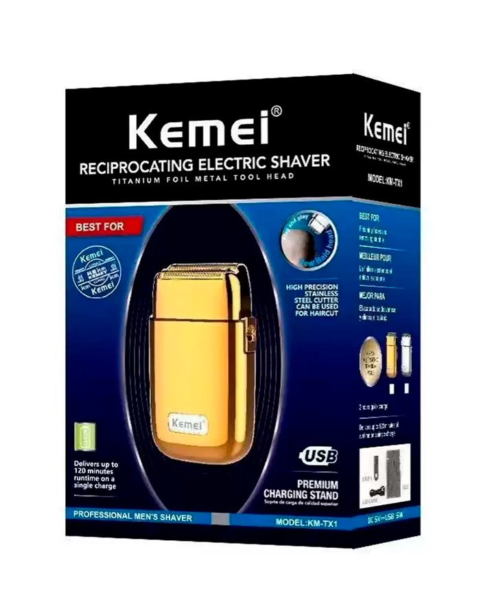 KEMEI SHAVER GOLD KM-TX3