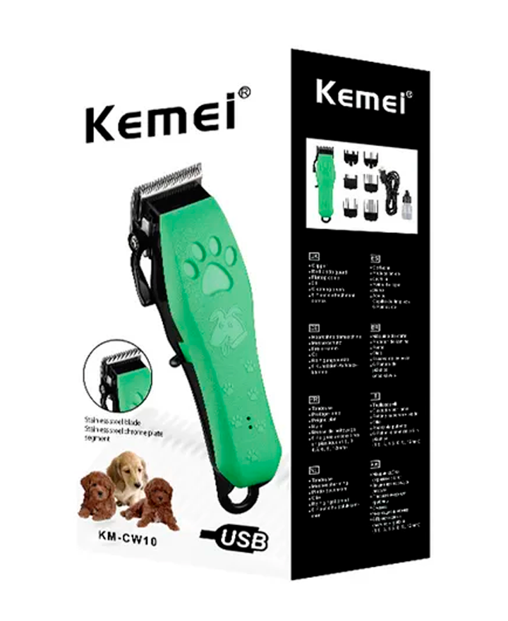 KEMEI MAQUINA CLIPPER PARA PERRO Y GATO KM-CW10 - El Palacio De La Belleza