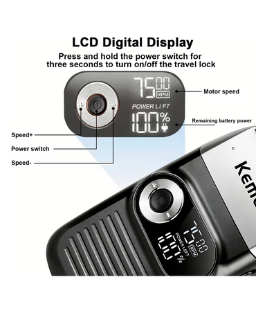 KEMEI SHAVER DOBLE MALLA KM-2026
