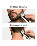 KEMEI TRIMMER INALAMBRICA PLATA CON VINO KM-9163