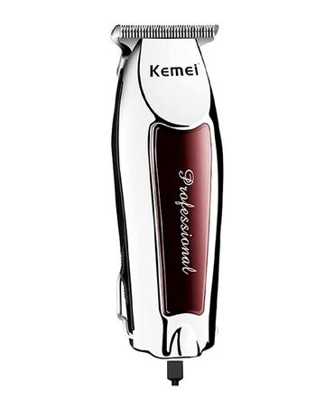 KEMEI TRIMMER INALAMBRICA PLATA CON VINO KM-9163