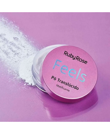 RUBY ROSE FEELS POLVO TRASLUCIDO MATIFICANTE HB-7224 BLISTER CON 6 PIEZAS