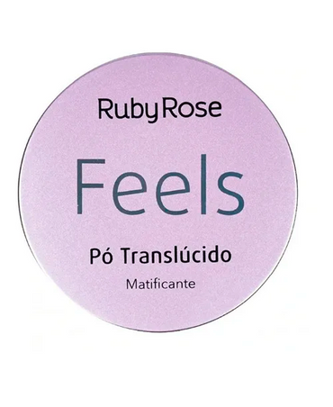 RUBY ROSE FEELS POLVO TRASLUCIDO MATIFICANTE HB-7224 BLISTER CON 6 PIEZAS