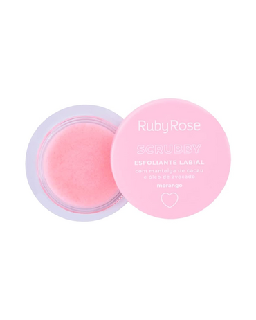 RUBY ROSE SCRUBBY EXFOLIANTE LABIAL MORANGO/FRESA HB-8525