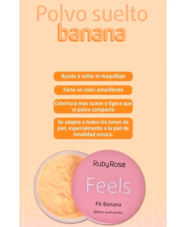RUBY ROSE FEELS POLVO BANANA 8.5 GRS. HB-850