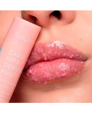 RUBY ROSE CARE LIPS SCRUB FUN ESFOLIANTE LABIAL HB-8526 STRAWBERRY LOVE