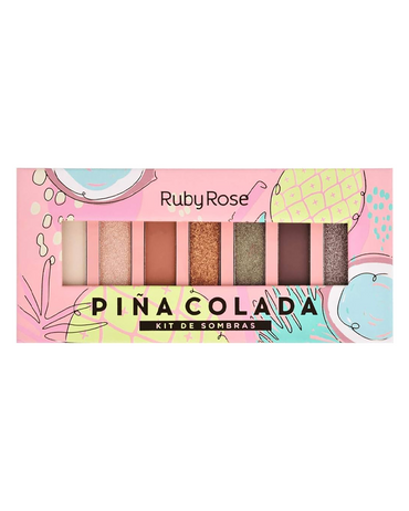 RUBY ROSE PIÑA COLADA SOMBRAS 4 METALICAS 3 MATTE HB-1055