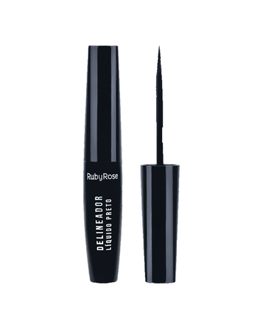 RUBY ROSE DELINEADOR LIQUIDO NEGRO PINCEL HB-8406 TONO 1