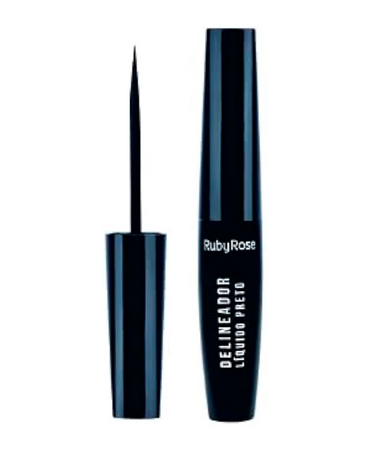 RUBY ROSE DELINEADOR LIQUIDO NEGRO PINCEL HB-8406 BLISTER CON 24 PIEZAS