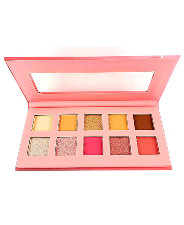 RUBY ROSE CHERRY KIT 10 SOMBRAS 6 MATTE /4 METALICOS HB-1050