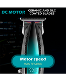 VGR TRIMMER NEGRO CON VERDE 9000 RPM V-992 - El Palacio De La Belleza