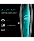 VGR TRIMMER NEGRO CON VERDE 9000 RPM V-992 - El Palacio De La Belleza