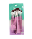 ZHU TING BODY PAINTING BRUSH C/10 PZAS HB138