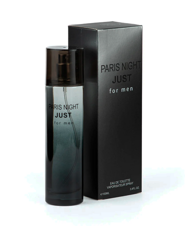 EBC PARIS NIGHT JUST FOR MAN EAU DE TOILETTE 100 ML. INSPIRED JUST ME PARIS HILT