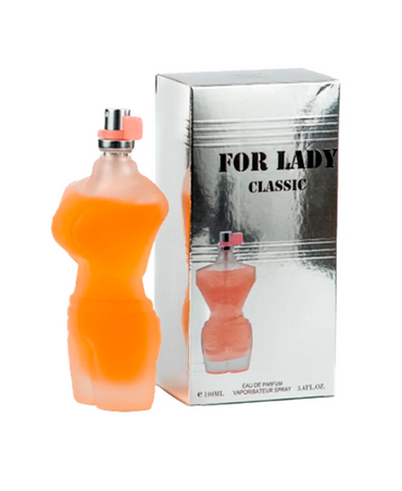 EBC FOR LADY CLASSIC EAU DE PARFUM 100 ML. INSPIRED BY JEAN P.GAULTIER WOMEN