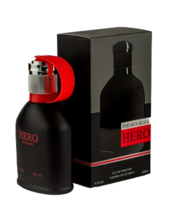 EBC HERO BLACK EAU DE TOILETTE SPRAY 100 ML. INSPIRED HUGO BOSS BLACK