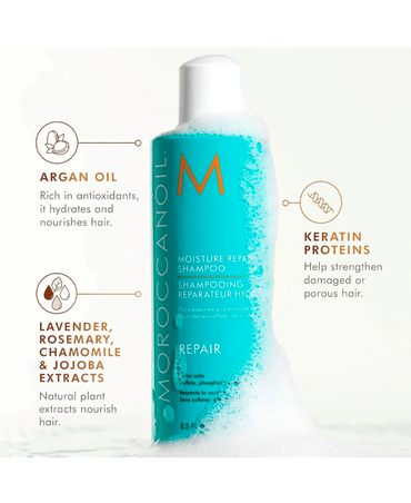 MOROCCANOIL REPAIR MOISTURE SHAMPOO 250 ML.
