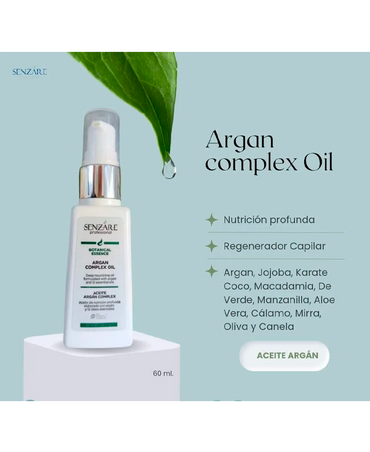 SENZARE ARGAN COMPLEX OIL 60 ML. - El Palacio De La Belleza